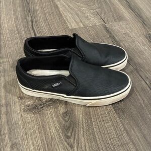 Vans Women’s Size 6.5 Black Slip-On Sneakers